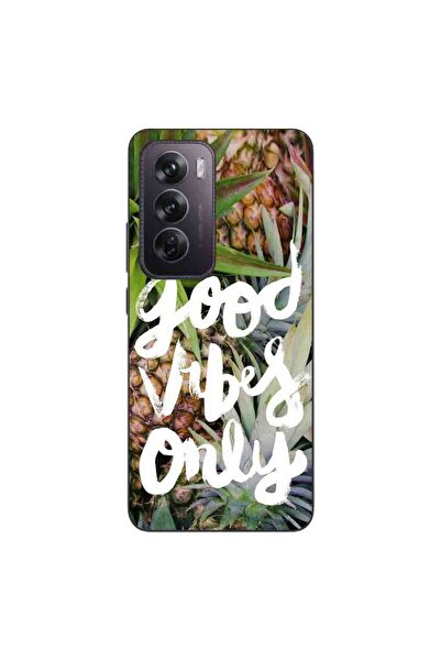OEM Husa compatibila cu Oppo Reno12 Pro Silicon Gel Tpu Model Good Vibes Only
