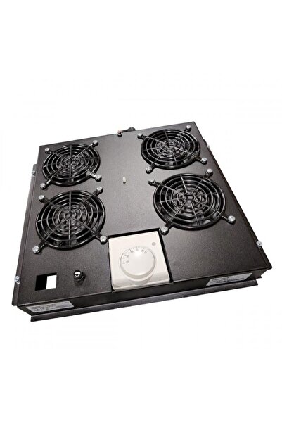 Lanview Tavă de ventilare UK cu 4 ventilatoare pentru rack-uri de podea de 19...