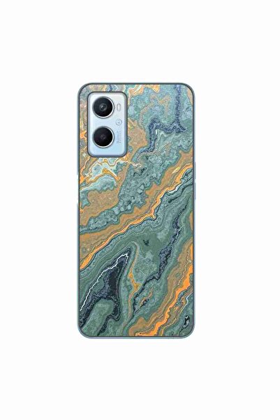 OEM Husa compatibila cu Oppo A96 4G Silicon Gel Tpu Model Forest Flame Marble