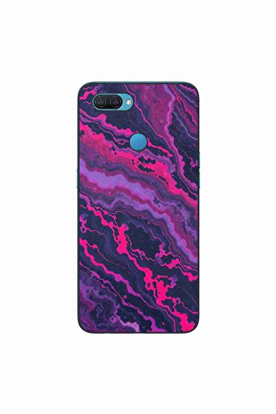 OEM Husa compatibila cu Oppo A12 Silicon Gel Tpu Model Midnight Rose Marble