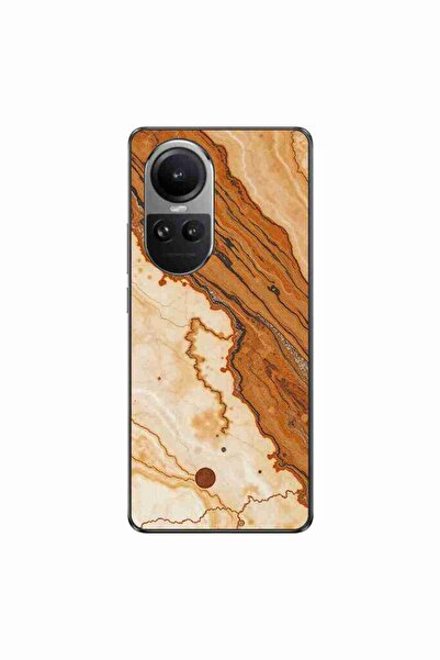 OEM Husa compatibila cu Oppo Reno10 5G Silicon Gel Tpu Model Caramel Marble D...
