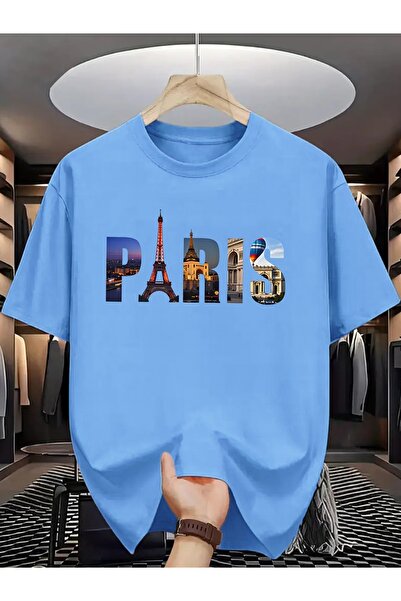 PAVRO Tricou unisex cu imprimeu mixt, confortabil