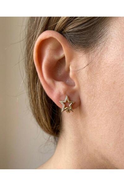 XUPING JEWELRY أقراط فولاذية على شكل نجمة من Xupıng