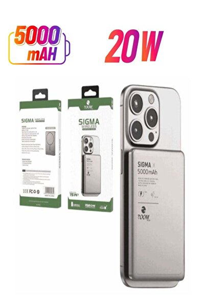 Zoom Plus 5000 mAh ZOOMPLUS- W05 MagSafe Magnetic Power Bank, Wireless Portab...