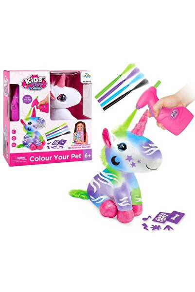 Genel Markalar Hobi Seti Airbrush Plush Unicorn Pelüş Boyanabilir Temizlenebi...