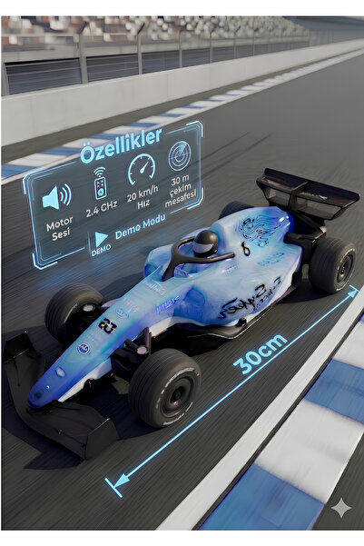Boratila Toys 2.4 Ghz Demo Modlu 30 Cm 20 Km Hızlı Şarjlı Işıklı Motor Sesli ...