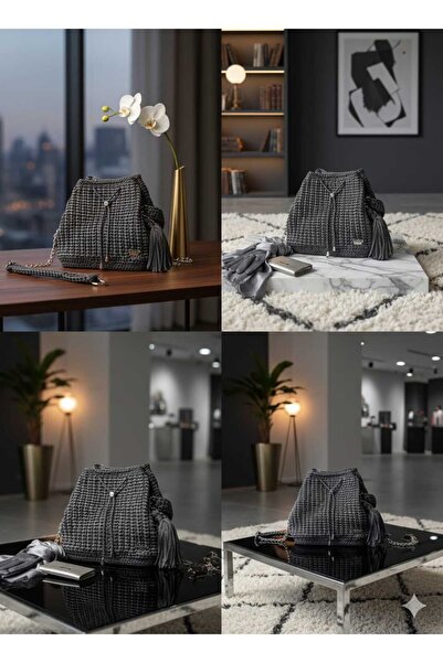 ROSE BAG حقيبة محبوكة يدوياً