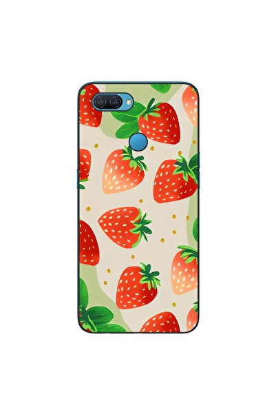OEM Husa compatibila cu Oppo A12 Silicon Gel Tpu Model Capsuni Pattern