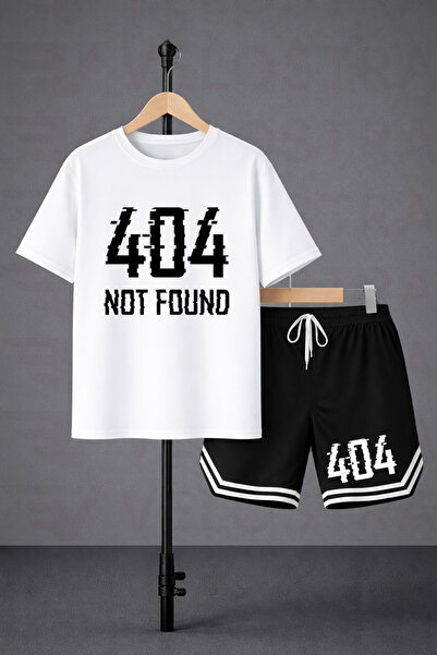 Velostra Unisex Not Found Printed Oversize Fit Comfortable Fit T-Shirt and Sh...