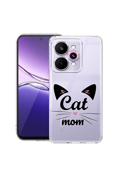 bestcase ¬Æ Husa Clear Slim Silicon Compatibila cu Realme 15 / 15 Pro, Cat Mo...