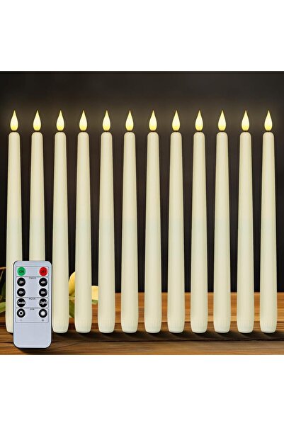 Choice 12pack B Style 6/12pcs LED Flameless Taper Candles Flickering Electric...