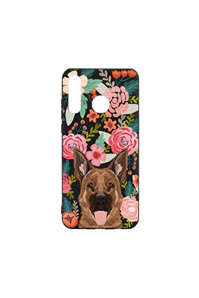 bestcase Husa Huawei P30 Lite, Flowers - rosu galben, rezistenta la uzura, an...