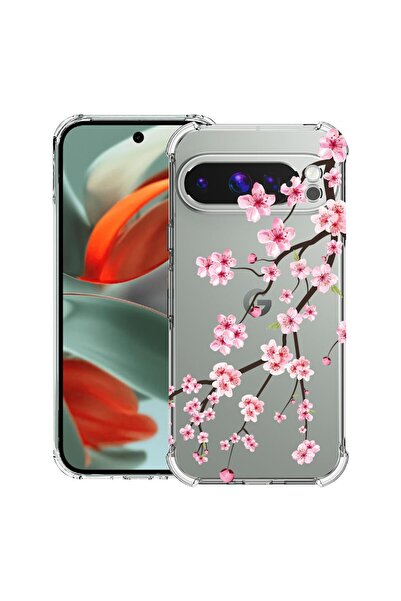 bestcase Θήκη για Google Pixel 9 Pro XL, Αντικραδασμική 1.5MM, Ιαπωνικό Κερασ...