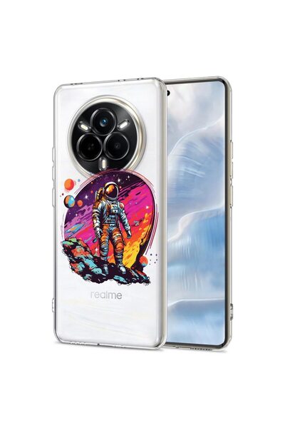bestcase Husa pentru Realme 14 Pro 5G, BestCase¬Æ Clear Silicon 2MM, Astronau...