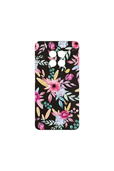bestcase Λεπτή Θήκη Σιλικόνης 0.8MM, Συμβατή με Realme 12 5G, Χαρούμενα Λουλο...