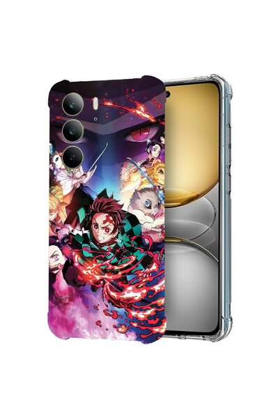 bestcase ¬Æ Husa pentru Realme C75, Anti Shock 1.5MM, Demon Slayer, Protectie...