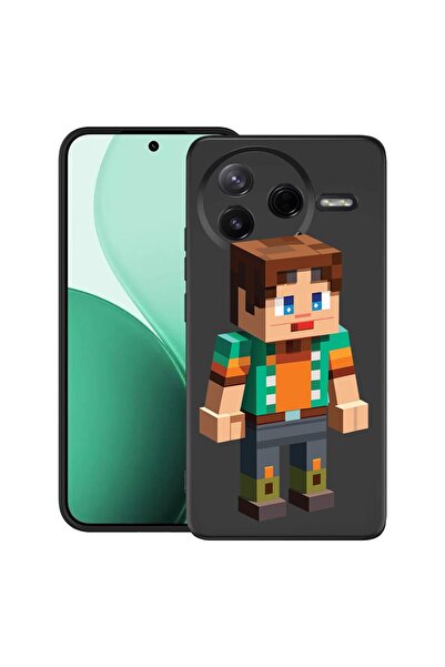 bestcase ¬Æ Husa TPU Ultra Slim Compatibil cu Poco F7 Pro, cu Design Minecraf...