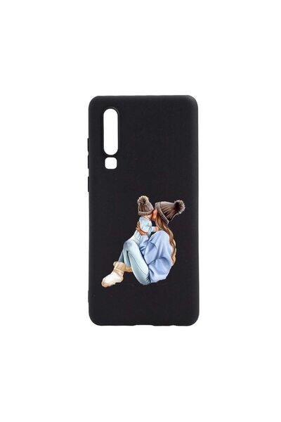 bestcase Husa Huawei P30, Girl Mom, rezistenta la uzura, anti-alunecare, din ...