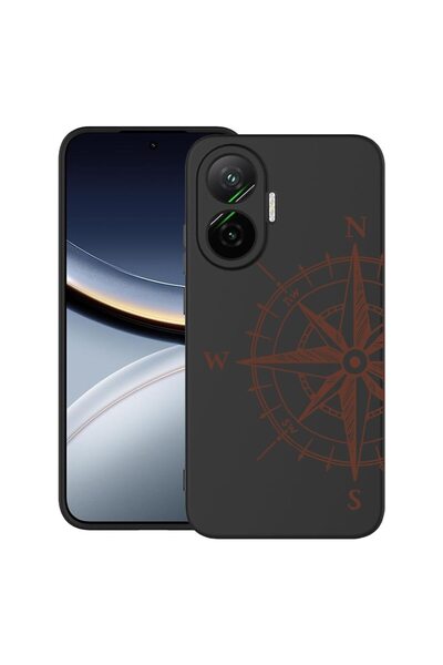 bestcase ¬Æ Husa pentru Poco F7 cu Design Compass, TPU Mat Ultra Slim, 205200...