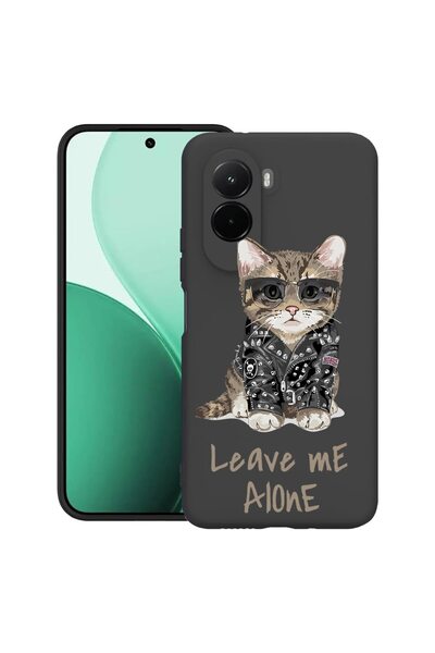 bestcase ¬Æ Husa TPU Ultra Slim Compatibil cu Poco M7, cu Design Leave Me Alo...