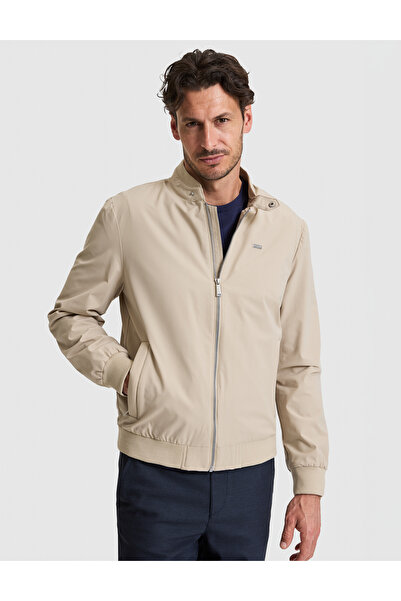 Pierre Cardin Beige Bomber Jacket 50325322-Vr011