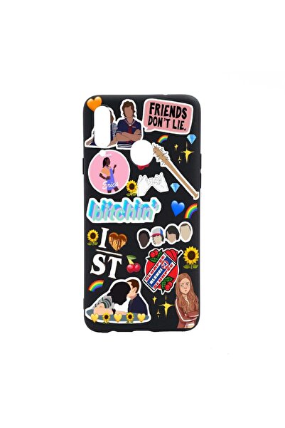 bestcase Θήκη σιλικόνης συμβατή με Huawei P20 Lite, Φίλοι δεν ψεύτιζονται, αν...
