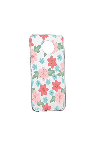 bestcase Силиконов калъф с цветя, пастелни цветове, съвместим с Nokia C20, ус...