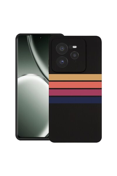 bestcase Husă pentru Realme GT 7 Pro, Silicon subțire premium de 1.2MM, Linii...
