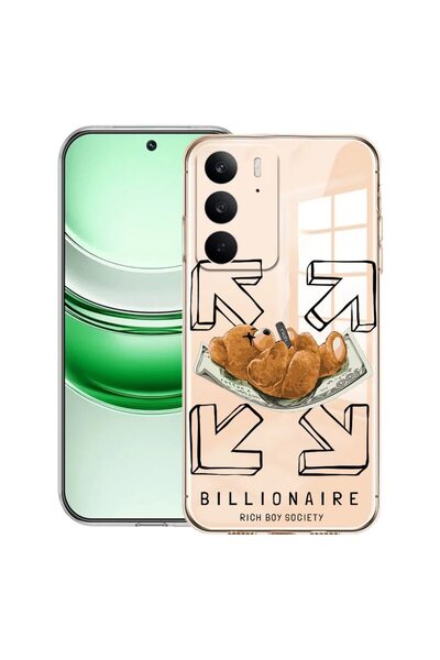 bestcase ¬Æ Husa Clear Silicon pentru Realme C71, Billionaire Bear, 2041144 T...