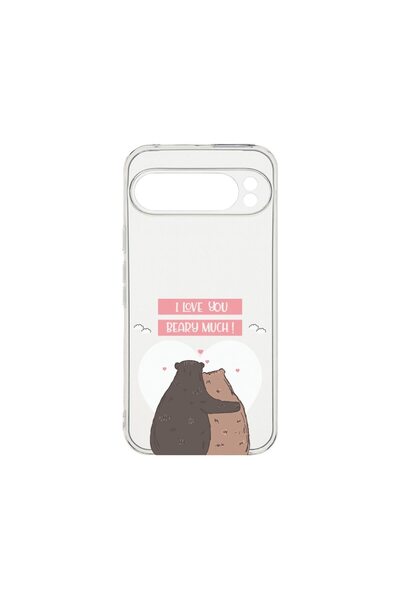 bestcase Husă transparentă din silicon de 2MM, compatibilă cu Google Pixel 9 ...
