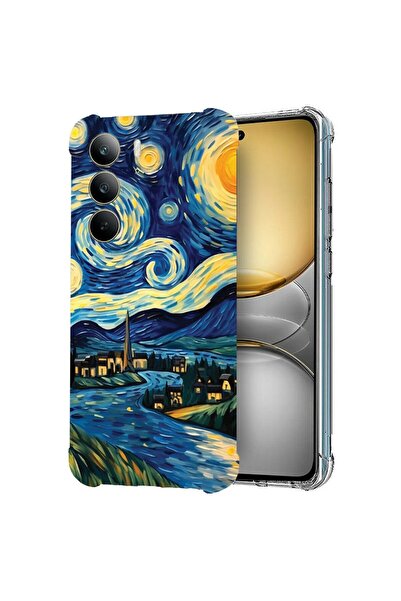 bestcase Θήκη για Realme 14x 5G, Αντικραδασμική 1.5MM, Έναστρη Νύχτα, Προστασ...