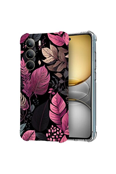 bestcase ¬Æ Husa pentru Realme 14x 5G, Anti Shock 1.5MM, Rose Feathers, Prote...