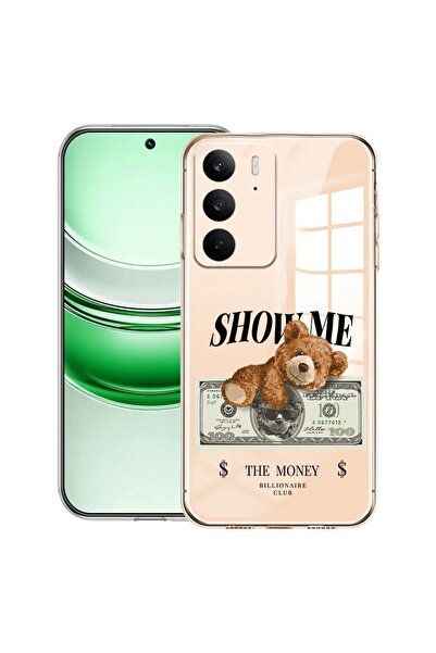 bestcase Husă transparentă din silicon pentru Realme C71, Ursulețul Teddy Sho...