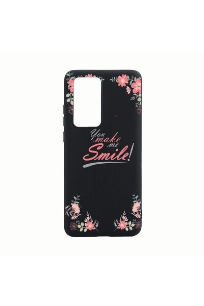 bestcase Husa Huawei P40, Smile, rezistenta la uzura, anti-alunecare, din sil...