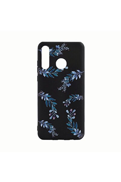 bestcase Husa Huawei P30 Lite, Blue Flower, rezistenta la uzura, anti-aluneca...