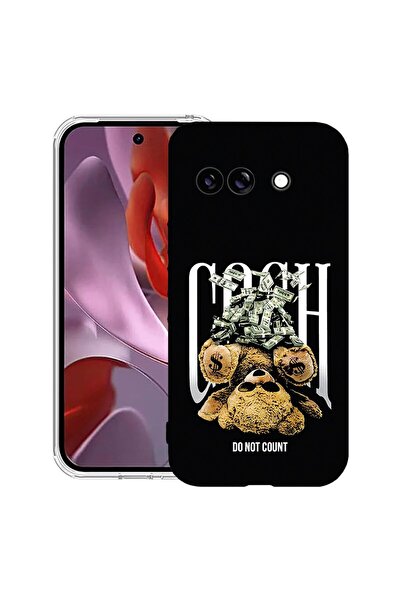 bestcase Хуса Антишок 1.5мм Съвместима с Google Pixel 10a, с дизайн Мече и па...