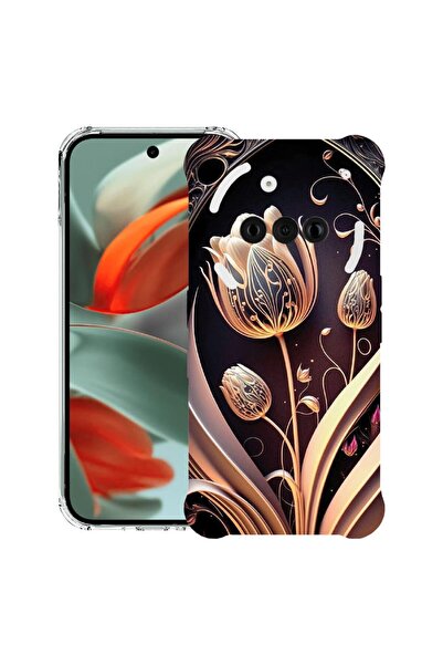 bestcase ¬Æ Husa compatibila Nothing Phone (3a), Anti Shock 1.5MM, Golden Tul...