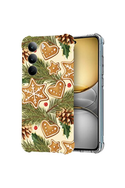 bestcase ¬Æ Husa pentru Realme C75, Anti Shock 1.5MM, Xmas Pattner, Protectie...