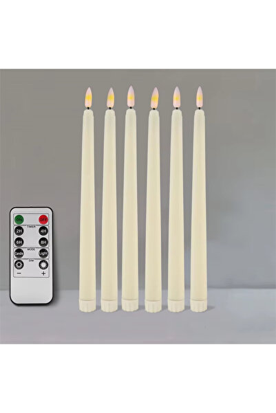 Choice6 6pack B Style 6/12pcs LED Flameless Taper Candles Flickering Electric...
