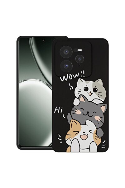 bestcase Θήκη για Realme GT 7 Pro με σχέδιο Cat Wow, TPU Ματ Εξαιρετικά Λεπτή...