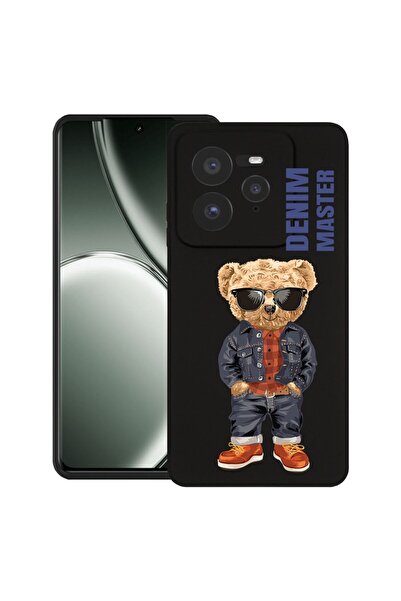 bestcase Θήκη για Realme GT 7 Pro με σχέδιο Denim Master - Αρκουδάκι, TPU Ματ...