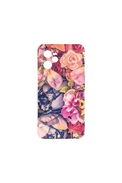 bestcase Διαφανής Θήκη Σιλικόνης 2MM, Συμβατή με Realme C35, Φλοράλ, Αντικραδ...