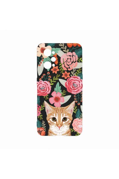 bestcase Husa Silicon, Compatibila Cu Realme GT Neo 3T, Cat and Flowers, Rezi...