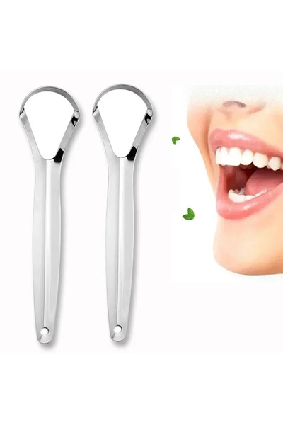 choice2 2pcs Tongue Cleaners Clean Tongue Scraper Tongue Remover Halitosis To...