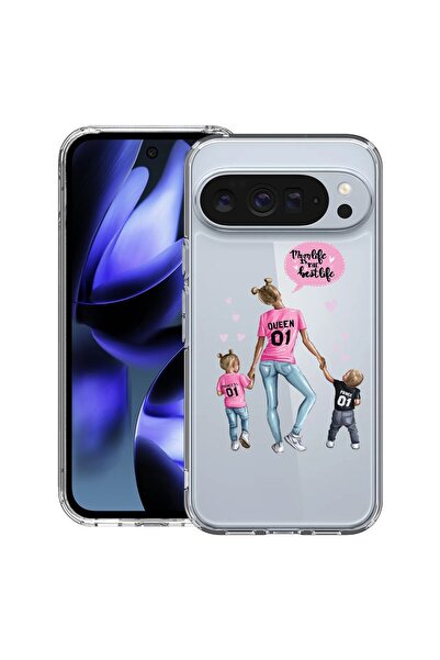 bestcase Θήκη για Google Pixel 10 / Pixel 10 Pro με Σχέδιο Mom Life Boy And G...