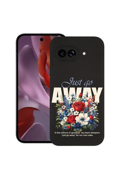 bestcase Тънък силиконов калъф за Google Pixel 9a, Just Go Away, 1926335 B 1864