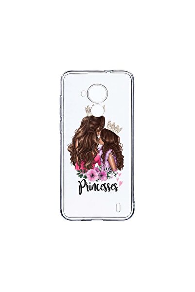 bestcase Διαφανής Θήκη Σιλικόνης 2MM, Συμβατή με Nokia C30, Σχέδιο Πριγκίπισσ...