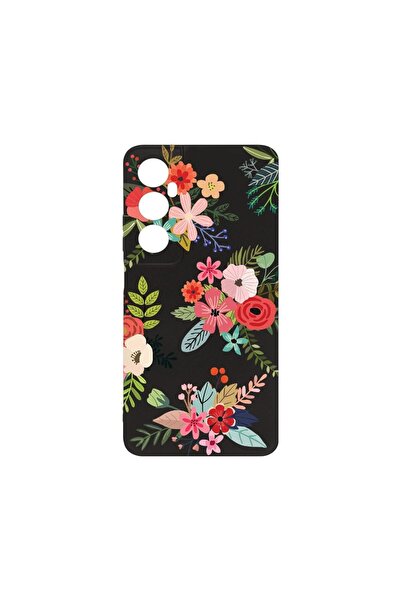 bestcase ¬Æ Husa Slim SIlicon 0.8MM, Compatibila Cu Realme C65, Flowers, Prot...