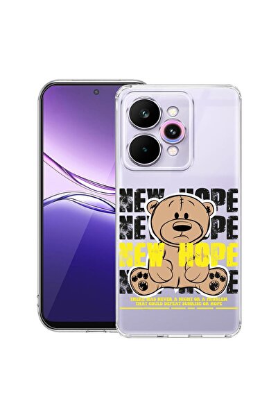 bestcase ¬Æ Husa Clear Slim Silicon Compatibila cu Realme 15 / 15 Pro, Teddy ...