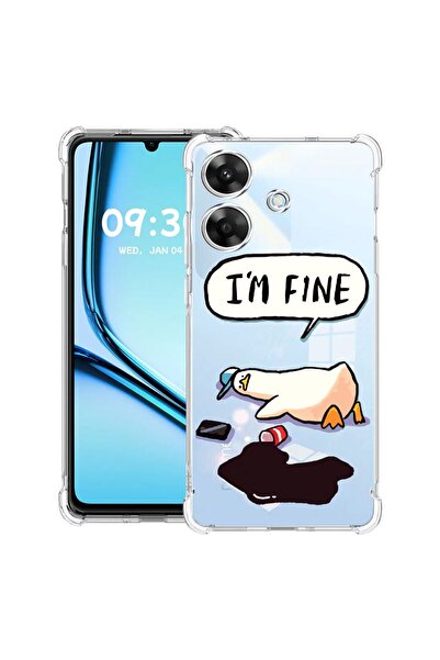 bestcase Αντικραδασμική Θήκη για Realme Note 60 / Note 60X με Σχέδιο Duck Lif...
